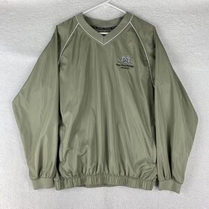 FootJoy Windbreaker Men M Green Trump National Golf Club Los Angeles Golf Jacket